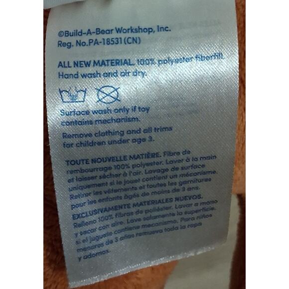 Build-a-Bear Workshop BAB Gingerbread Frog GIRL Christmas 15” Plush W/ Bow - Picture 5 of 5